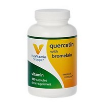 The Vitamin Shoppe - Quercetin with Bromelain 퀘르세틴 & 브로멜린 180정