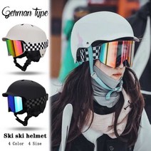 남녀공용 초경량 스키 헬멧 방한효과 스노우보드, 스키헬멧 고글 세트 10