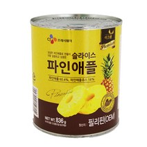 cj 이츠웰 프리미엄 파인애플 슬라이스 836g836g, 836g, 1개