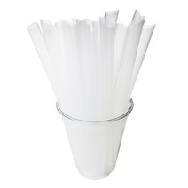 12mm 21cm 사선 버블티빨대 벌크포장 / 투명 (200개), 200개, 200개