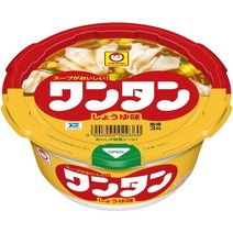 쯔케멘 시오라멘 일본 컵라면 라멘 컵라멘 완탕 간장맛 32g×12개, 수프 카레 완탕 29g