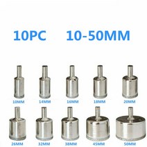 홀쏘 빵기리 실린더기리세트 -10/15pcs 세트 전동 공구 액세서리, CN, 10pc 10-50MM