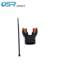 스쿠버 다이빙 안전 실리콘 마우스피스 레귤레이터 2 단계 스노클링용, 09 Black - Orange