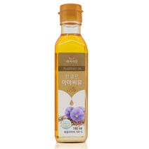 백세식품 참좋은 아마씨유 180ml HACCP 인증제품, 180ml×2병