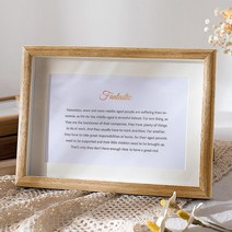 (A4) 빈티지 디자인 우드프레임 액자 프로필 웨딩 포토테이블 인테리어 이미지사진 셀카 신혼부부