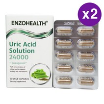 엔조헬스 유릭 에시드 솔루션 24000 엔조제놀 70캡슐 2팩 Enzo Health Uric Acid Solution 24000 Enzogenol