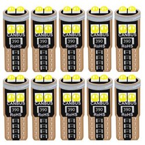 슈퍼 브라이트 LED Canbus 자동차 내부 독서 돔 조명 T10 W5W WY5W 2825 자동 주차 램프 웨지 테일 사이드 전구 10 개시그널 램프 AliExpress, 없음, Red