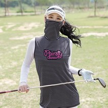 체스 89파리스 여성골프 귀걸이 이너 나시 겸 조끼