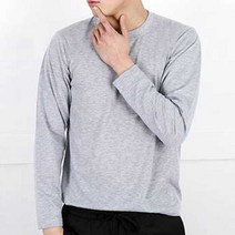 심플 남자 라운드 티셔츠 긴팔 데일리 캐주얼 코디 체크 스프라이트남방 와이셔츠 남성