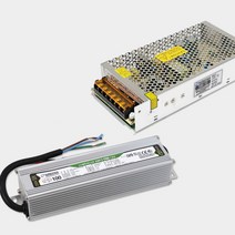 국산 LED 아답타 SMPS 12v 24v 비방수 방수 아답터 3구모듈 LED바 안정기 컨버터 30w 50w 100w 200w 300w 400w 600w, 비방수 SMPS, 비방수 SMPS 100w DC12v