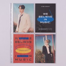 하이하바 3공 4포켓(4x6) 바인더 속지 10매 (4x6사이즈 사진 엽서 보관)
