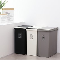 다목적 분리수거함, 베이직팝업 45L, 03)브라운