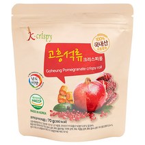 크리스피롤 국내산 곡물로 만든 고흥 석류 크리스피롤(70gX5봉), 1개