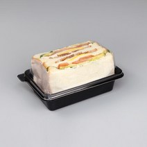 샌드위치용기(PLA/2구), 선택1. 세트구매(몸통＋뚜껑)