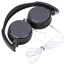 접이식 유선 헤드셋 스테레오 HiFi 음악 헤드폰 지원 TF 카드 모든 오디오 입력의 외부 라인 FM 자동 검색 E사운드바 사운드 스위칭 기능