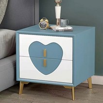 남쪽나무 4컬러 귀엽다 하트 모양 서랍장 머릿장 45*45*40cm, X3