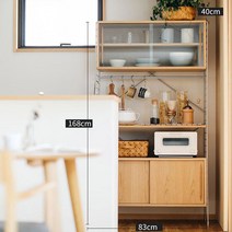 미드센츄리 다용도 모듈수납장 어셈블리 주방 시스템선반 철제 서랍장 철제수납장 전국 시공비포함, 4