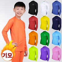 엑스프린 아동 겨울용 기모 기능성 이너웨어 티셔츠 쫄티 발열 내의