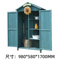 조립식 야외 창고 농막 옥상 차고 간이창고 전원주택, A타입 청록색