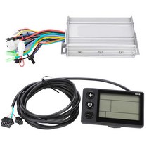 24V 36V 48V 60V 450W 500W 1000W 전기 자전거 스쿠터 컨트롤러 LCD 디스플레이 패널 전자 자전거 브러시리스 컨트롤러 키트 전자 자전거 부품, 1개, 02 24V 500W 12Tubes, 한개옵션1