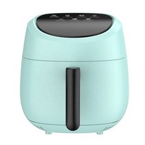 elpis 4l air 프라이어 oil free digital touchscreen hot airfryer smart preset menu electric oven with non, 357t-아쿠아 블루, 유럽 ​​연합
