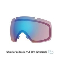 스미스 I/O 교체용 고글 렌즈, Chromapop Storm Rose Flash, One Size