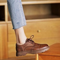 3cm 여성로퍼 통굽 신발 옥스포드화 단화 구두 BOJ1424