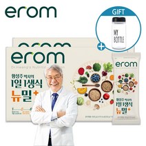 이롬 황성주 1일1생식 뉴밀플러스 42포-식사대용 발효생식 미숫가루, 30g