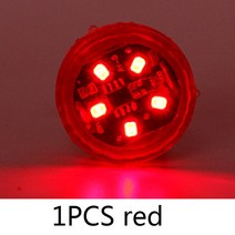 범용 LED 자동차 개방 도어 안전 경고 충돌 조명 자기 센서 스트로브 깜박이 주차 램프, [03] 1PCS red