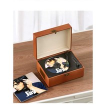 레트로 CD 플레이어 휴대용 시디 CDP 블루투스 음악, 러브호스 브라운 (충전식 모델)