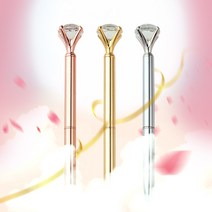 새학기 파격세일 빅 보석볼펜 큐빅 티아라볼펜 다이아몬드볼펜 고급볼펜 판촉물볼펜, 실버