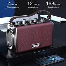 패시브스피커 액티브 매장용 카페 오디오 xdobo x9 블루투스 스피커 60w 고성능 휴대용 야외 노래방 슈퍼 서브우퍼 열 caixa de som for pc 6600mah, x9 블랙