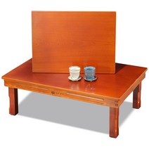 가온공방 원목무전 교자상 접이식 밥상 600 690 900, 원목무전 교자상 3인 4인용 690x510