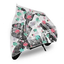 PEVA오토바이 배터리 커버 자동차 투명 방진 유용한 꽃 무늬 전기 자켓, Dinosaur+S