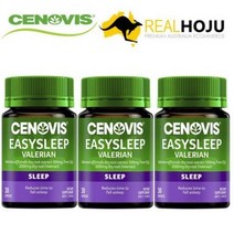 세노비스 이지 슬립 발레리안 2000mg, 3개, 30캡슐