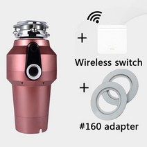 음식물분쇄기 음식물처리기 에코음식물 처리기 jiqi 560w 음식물 쓰레기 처리기 음식 잔류물 쓰레기 처리기 하수 쓰레기 처리 분쇄기 무선공기 스위치 220v, 160 무선 스위치