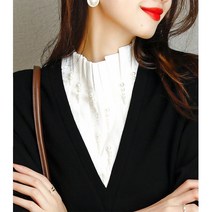 패션고리 여성 반폴라 주름 블라우스 N1118
