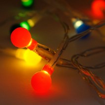 [RAΞ] x-mas LED 컬러 앵두 전구 조명 트리 설치 ▷_8θ270eA, θw_1.5cm