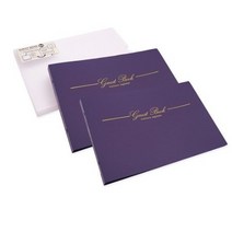 PP 바인더 방명록 유선 대, 혼합색상, 2개