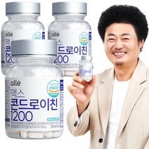 콘드로이친 1200 식약처 인증 HACCP 햇썹 무릎 관절 알레 엔 추천, 3통