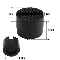 유압자키 쇼바자키 작키 에어자키 유압작기 유압 자동차 잭 고무 지지 블록 높이 조정 패드 전기 리프트, 01 Black