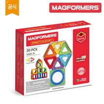 맥포머스_베이직 플러스 30 세트 자석블록