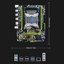 X99 마더보드 세트 3 핀 LGA2011 PC E5 2678 V3V4 CPU 데스크탑 64GB 메모리 NVME M.2 슬롯 1866MHz 320, 02 X99 Motherboard