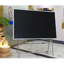 법랑 칠판 대형 그린 스크린 강의용 학원 게시판, 100x120cm, A자형휴대수지흑판(군용)