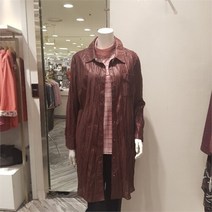 모라도 NC11 주름지 코트 주름지 코트 MJF1CT440