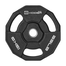 엑사이더 고급 우레탄 중량 원판 바벨 플레이트 MD1025 15kg, 원판(MD1025)15kg x 1