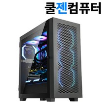 쿨젠컴퓨터 인텔 i7 13700KF RTX4070 게이밍 컴퓨터 조립PC 윈도우 11탑재 배그 롤 발로란트 오버워치 로스트아크 검은사막 스팀 게이밍PC 게임용 데스크탑 본체, 기본사양, 1TB SSD + 1TB HDD, COX G400 마그넷화이트