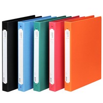문화/O링바인더 3공A4/B342-7, 흑색