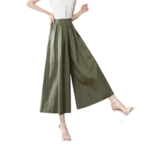 면마 와이드팬츠 7부바지 슬랙스 슬림 여름여성 뉴타임즈 R924D465