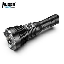 우벤 T102 PRO 고성능 손전등 3500루멘 휴대용 써치라이트 충전식 LED 랜턴, 1세트, B세트(본체+배터리2개+충전기)